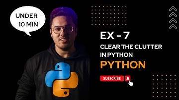 Exercise 7 - Clear the Clutter | Source Code | Explanation | English | Day #68
