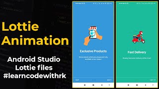 How to make Lottie Animation android studio | Lottiefiles || #learncodewithrk screenshot 4