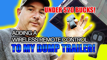 🔼 🔽 Must Have Dump Trailer Upgrade for under $20 - DIY Wireless Remote Control