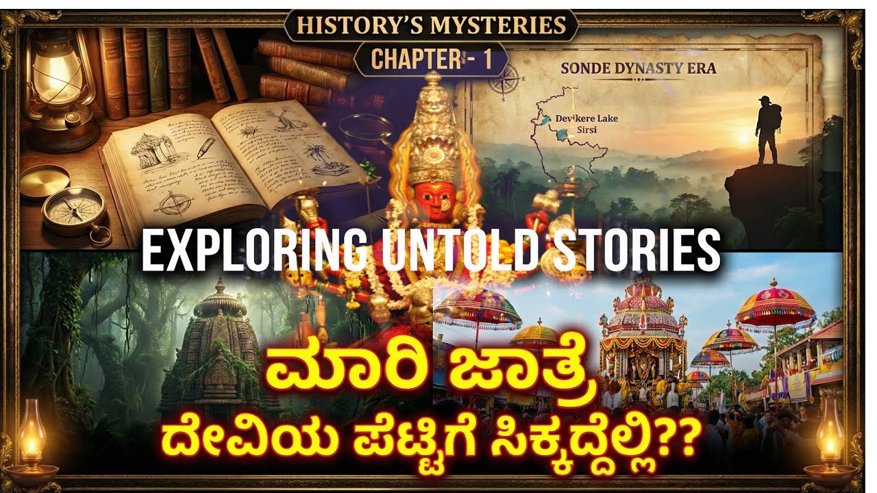 ದೇವಿಯ ಪೆಟ್ಟಿಗೆ ಸಿಕ್ಕಿದ್ದೆಲ್ಲಿ??!! 🙏ಮಾರಿಜಾತ್ರೆ chapter-1 🙏🙏 HISTORIES MYSTERIES 😱 #sirsi