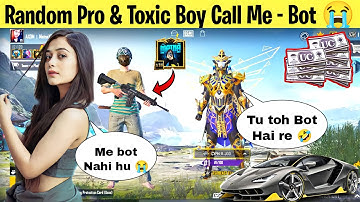 RANDOM PRO & TOXIC BOY CALL ME - NOOB 😭 Best Random Noob Prank Ever || Maina YT
