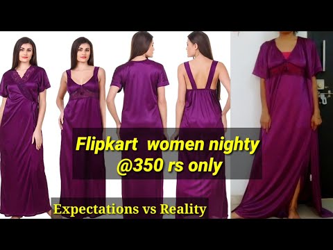 myntra satin nighty