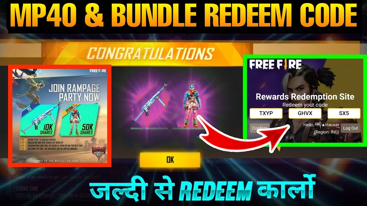 FREE FIRE REDEEM CODE TODAY 28 JUNE | FF NEW REDEEM CODE TODAY | NEW