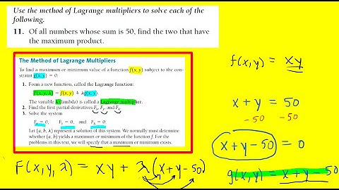 Of all numbers whose sum is 50 find the two that have the maximum product