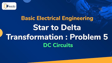 Problem No. 5 on Finding Equivalent Resistance Between Two Point using Star Delta Connections