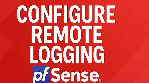 How to Configure Remote System Logging in pfSense | Proactive Network Security Lab