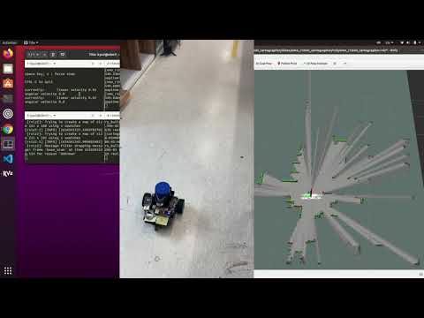오모로봇 R1mini ros2 슬램 매핑 (SLAM Mapping) - video from OMOROBOT