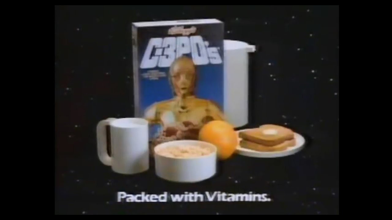 Star Wars (original trilogy): C-3P0's (Kellogg's cereal commercial, January 1984)