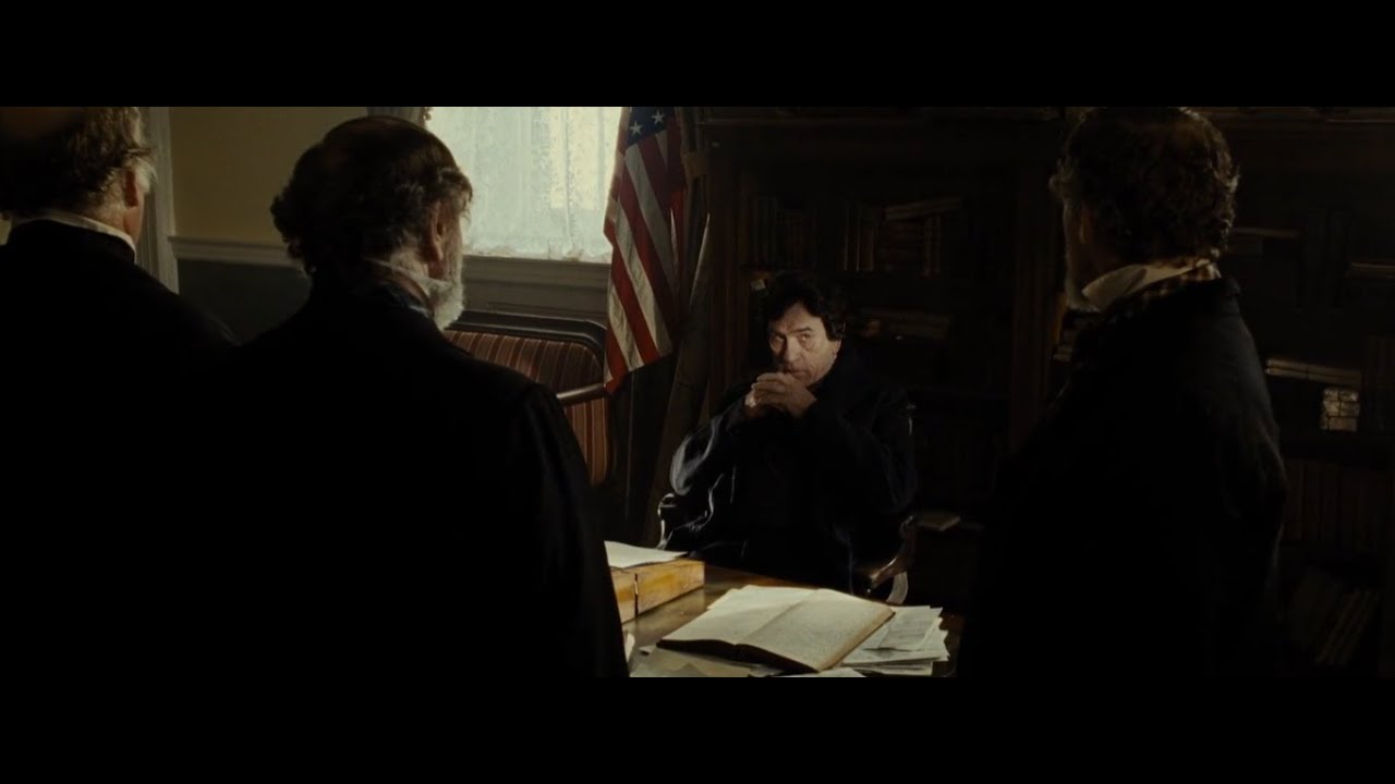"Why are we cooperating with him?" - Lincoln (2012)