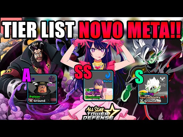 Tier List Agricultura/Farm de Material All Star Tower Defense !!! Novo Meta  Agricultura ASTD 