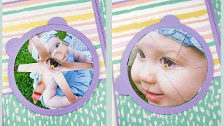 Magic Eye Photo Reveal Tutorial | Interactive Mini Album Page