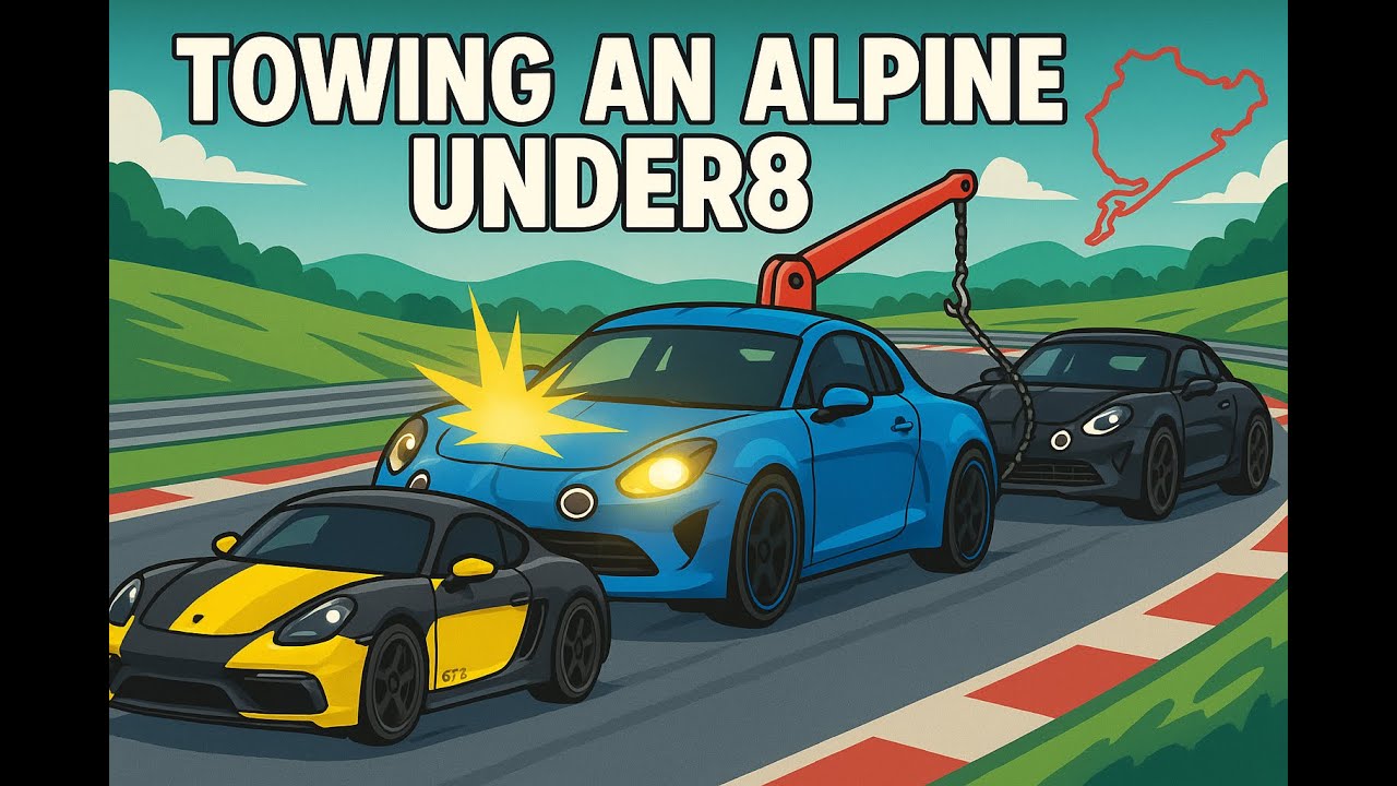 Alpine A110 R chasing Porsche Cayman GTS - fun lap ! Nürburgring Nordschleife