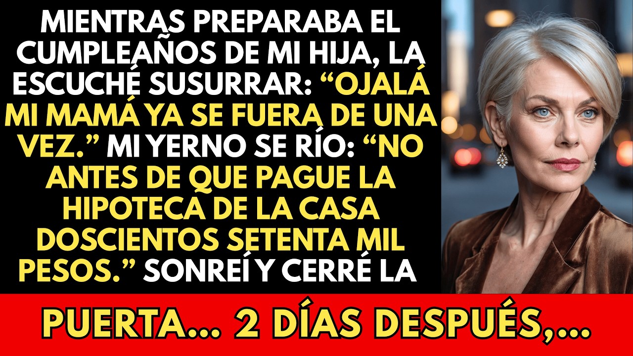 Escuché a Mi Hija Susurrar: “Ojalá Mi Mamá Ya Se Fuera de Una Vez”… Sonreí y Cerré la Puerta…