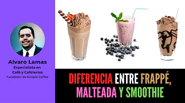 ¿Cuál es la diferencia entre frappé y malteada?