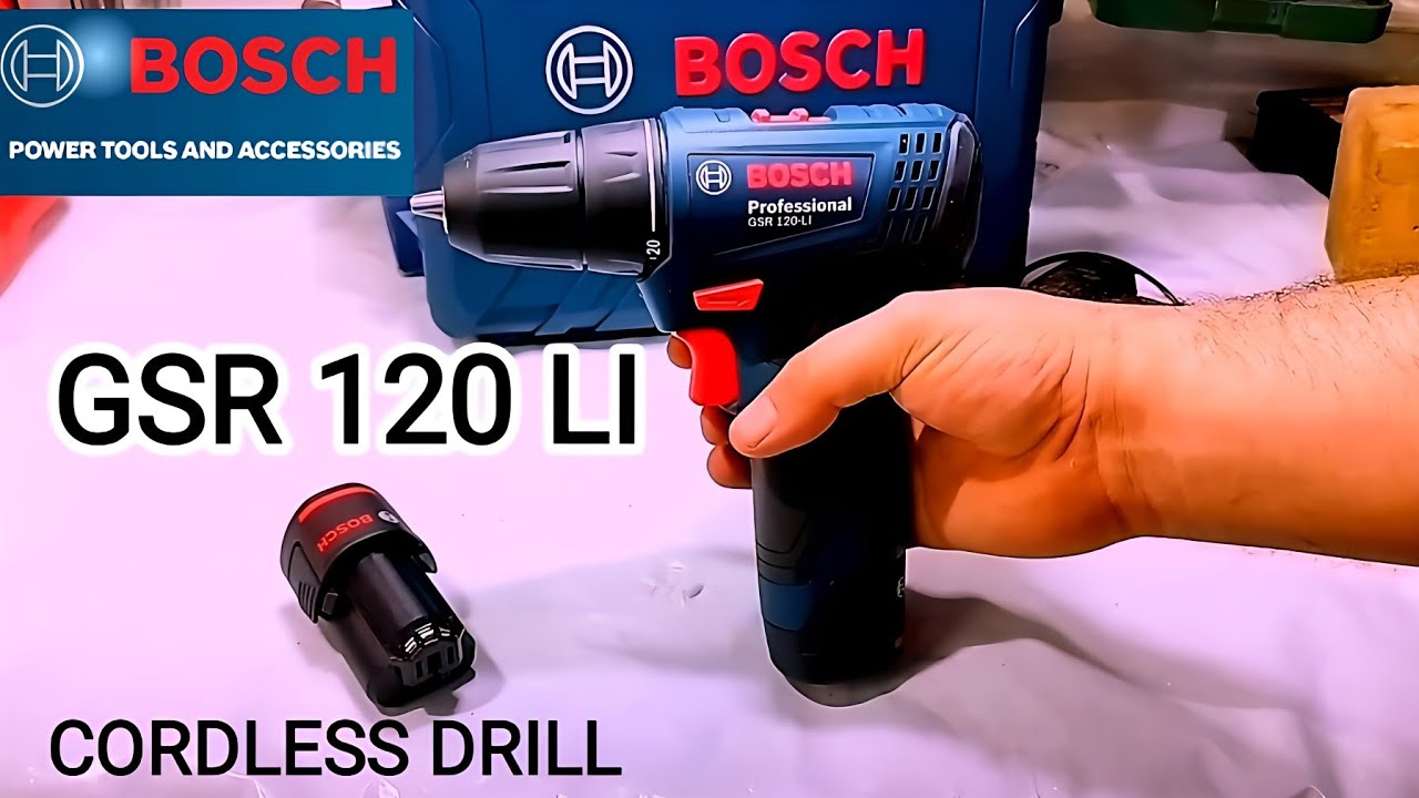 BOSCH PROFESSIONAL GSR 120 Li cordless screwdriver 