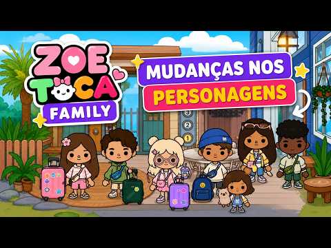 😱 MUDAMOS TODOS OS PERSONAGENS! 😍 Veja o Resultado | Zoe Toca Family 💖
