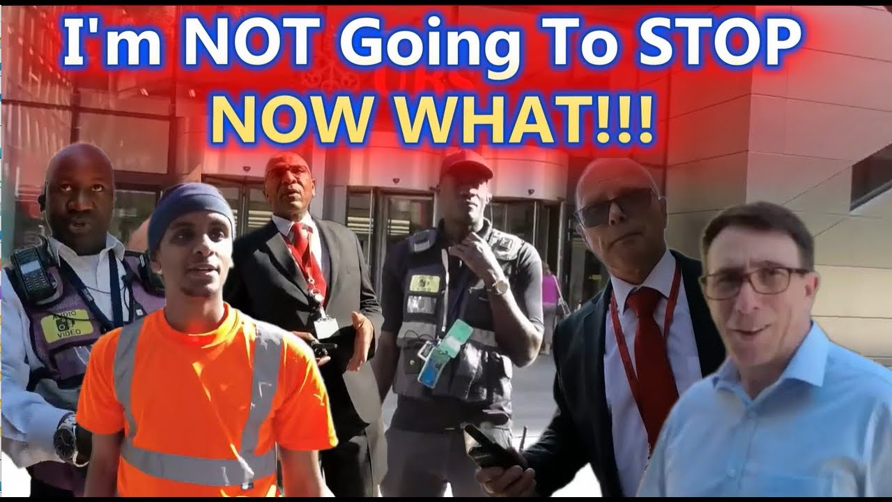 I'm not going to STOP Filming....NOW WHAT....UBS Security Couldn't Handle That One - Re-Upload
