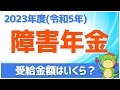 【障害年金】令和5年度（2023年度）受給金額の最新情報（いくら貰えるか？）
