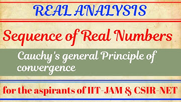 Real Analysis: Sequence - L 35 (Cauchy