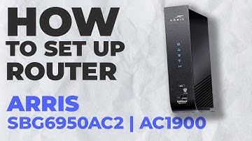 ✅ How to Setup Arris SURFboard SBG6950AC2 WiFi Router | How to Set Up ARRIS AC1900 SBG6950AC2 Modem