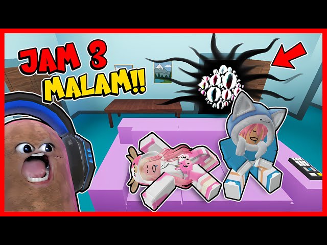 JANGAN PERNAH KELUAR RUMAH JAM 3 MALAM !! Feat @sapipurba Roblox RolePlay class=