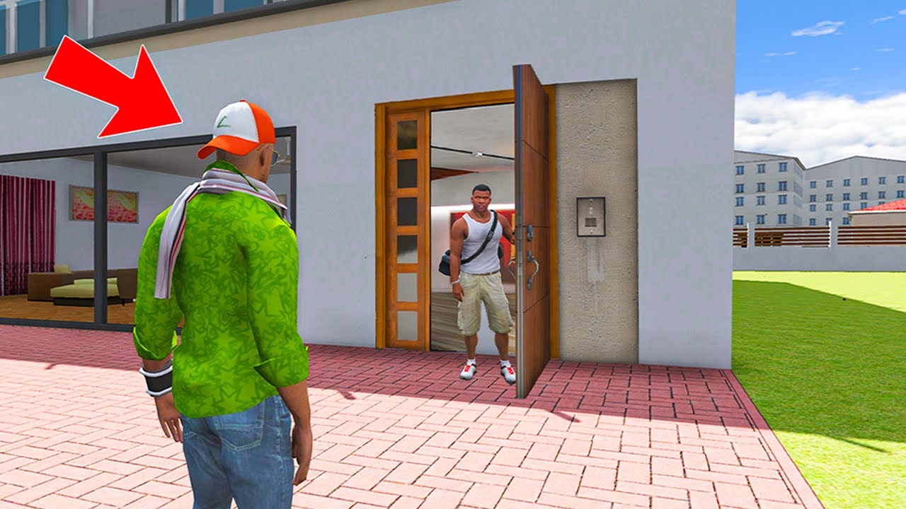 Jack FOUND GTA 5's Secret Door Outside His House in Indian Theft Auto Simulator!