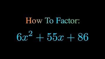 Factor 6x^2 + 55x + 86