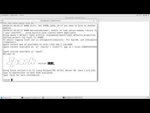 Installation de SBT sous Cent OS & TP de SPARK (WordCount)