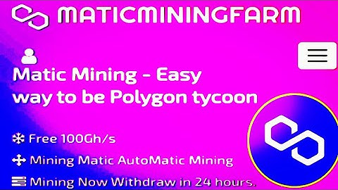 New Cloud Mining Website | Earn Matic Without Investment