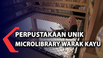 Perpustakaan Unik, Microlibrary Warak Kayu di Semarang