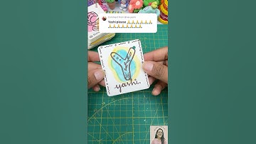 initial boho art comment your name to feature in next video #youtubeshorts #bohoart #diy #nametags