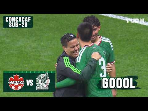 ¡Golazo de México! Cristóbal Alfaro empata | México vs Canadá | Premundial Sub-20 - Semifinales|TUDN