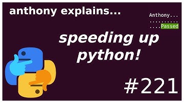 how I sped up python