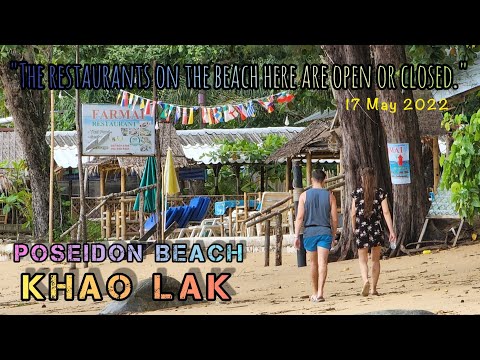 The restaurants on the beach here are open or closed. Let's check it out!! | Khao Lak Thailand