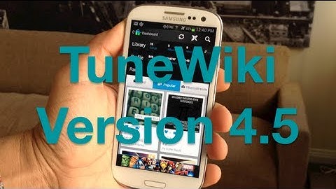 TuneWiki Version 4.5