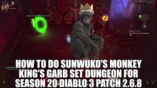 SUNWUKO'S SET DUNGEON MONKEY KING'S GARB GUIDE