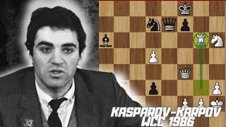 Обоюдоострая испанская классика! - Гаррай Каспаров против Анатолия Карпова - Чемпионат мира по шахматам 1986 г.