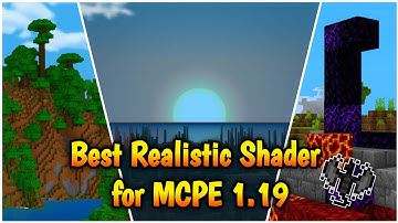 Best Realistic Shader For MCPE 1.19+ | Render Dragon Shader Minecraft PE! | Shader For Mcpe 1.19!