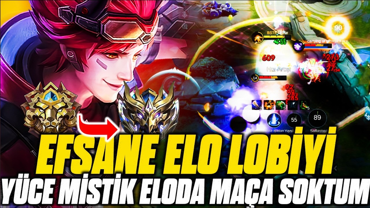 TAKIMA ALIM LOBİSİNDEKİ EFSANE OYUNCULARI YÜCE MİSTİK ELOYA GÖTÜRDÜM -  EN İYİ LOBİLERDEN  - MLBB