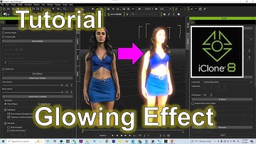 iClone 8 Glowing Tutorial #iclone #3danimation #reallusion #glow #tutorial #glowing