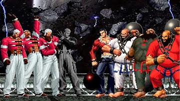 [KOF Mugen] Yashiro Nanakase Team vs Chang Koehan Team