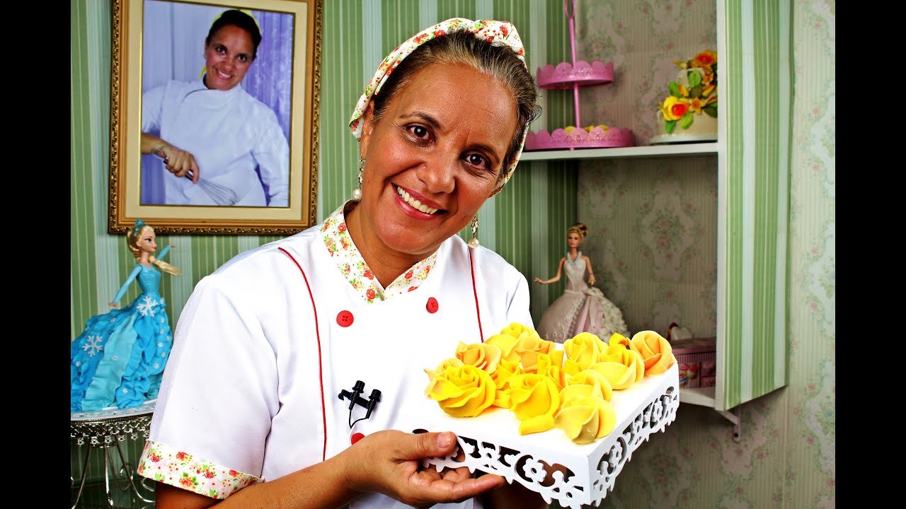 Flores de pasta americana passo a passo YouTube