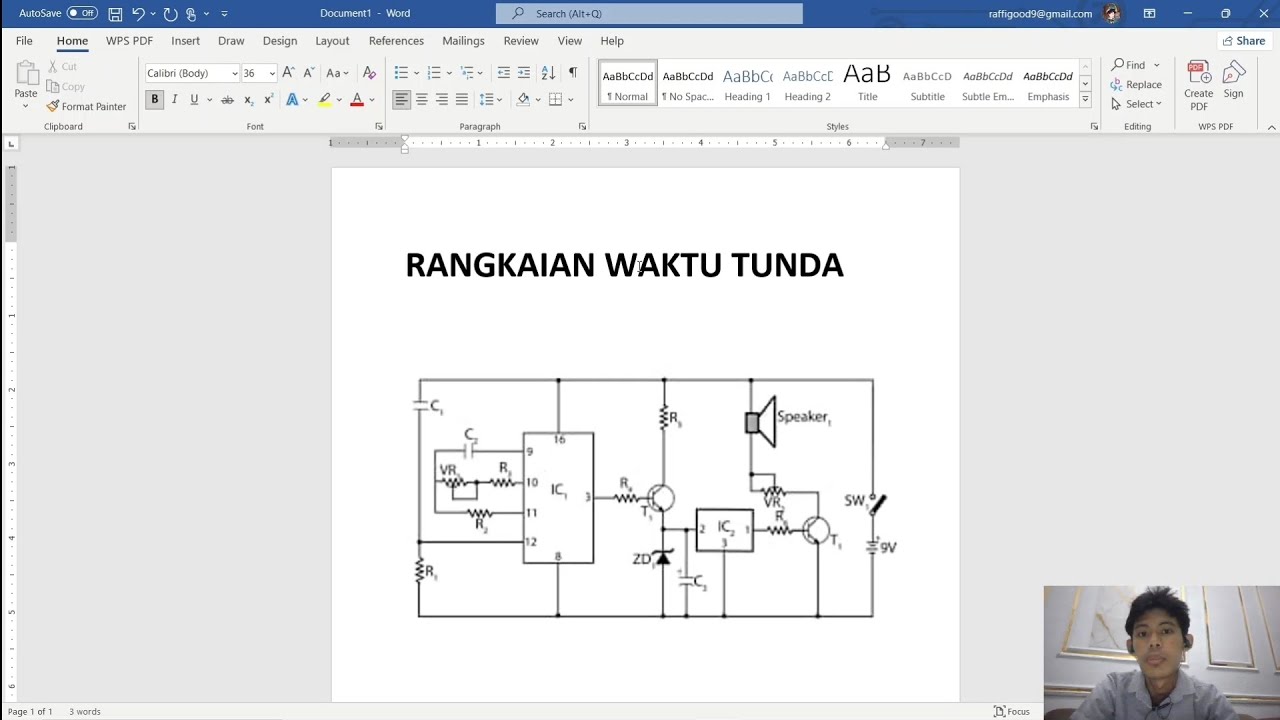 Tugas Rangkaian Elektronika Menggunakan software proteus - YouTube