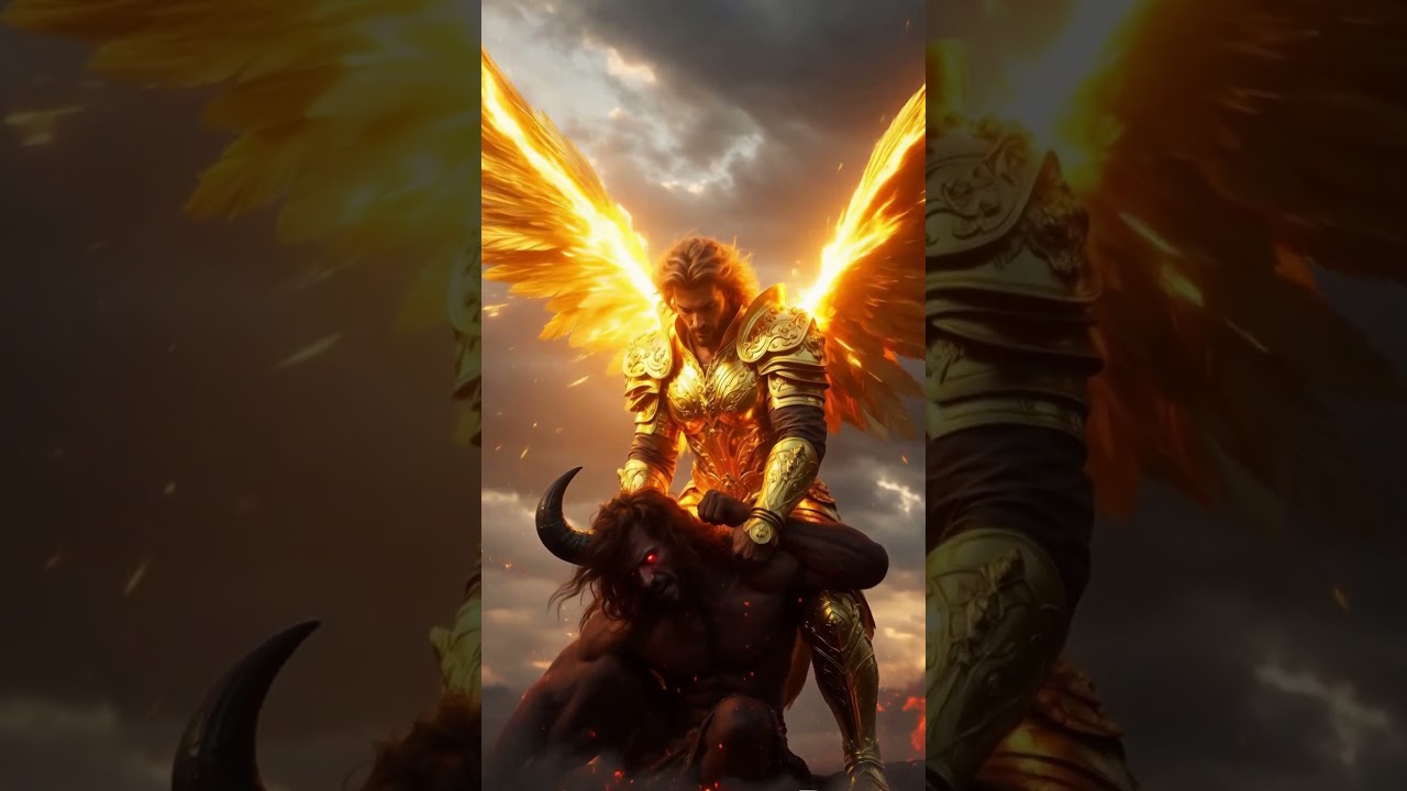 Хватка славы Михаила: сатана побеждён 