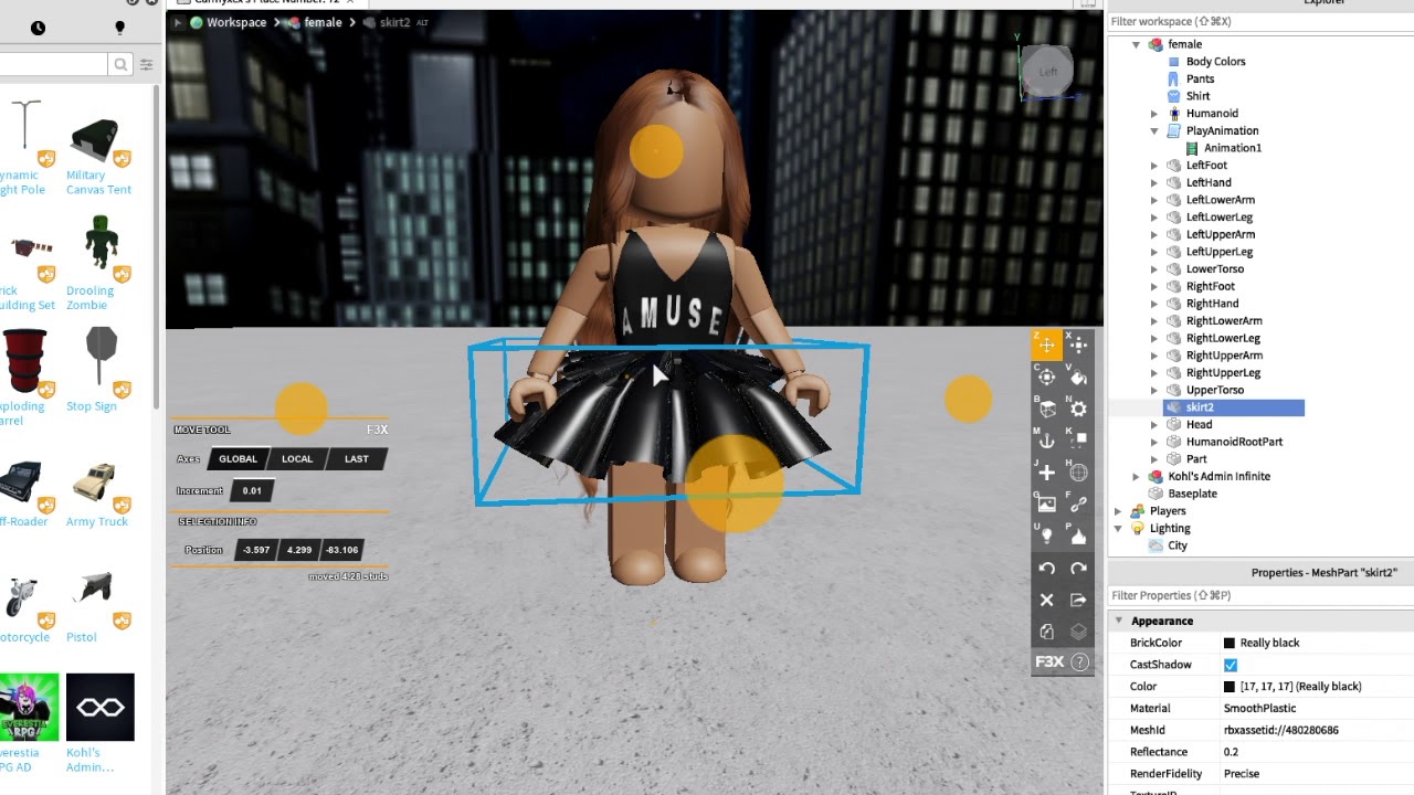 How To Weld Onto R15 Animated Npcs Wigs Clothes Shoes Youtube - roblox weld texture