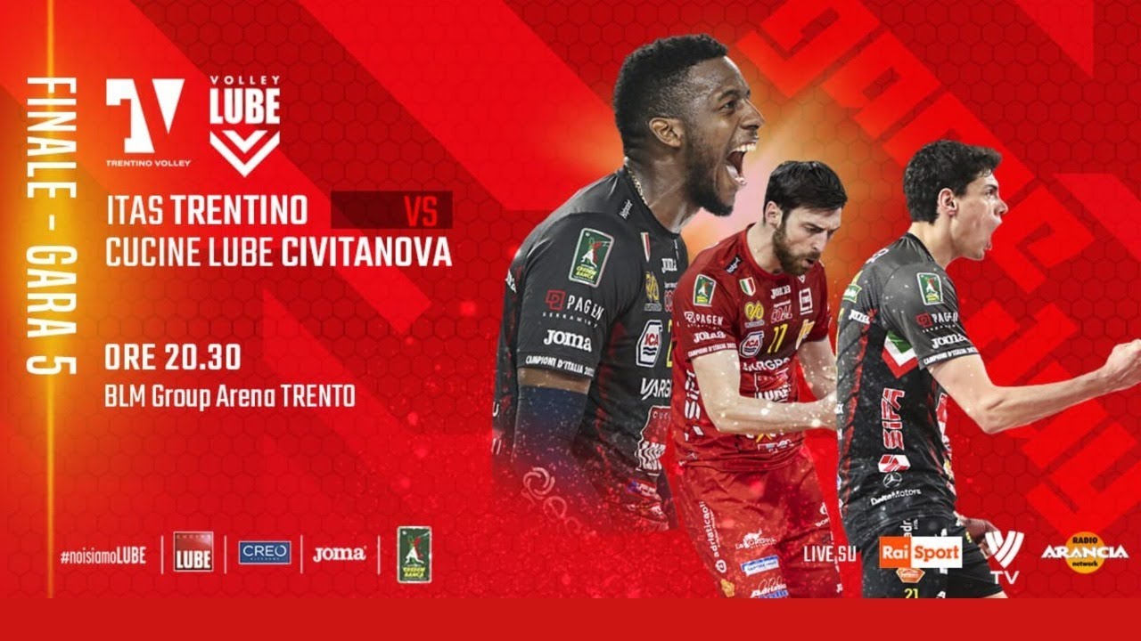 Itas Trentino Volley 🆚 Cucine LUBE Civitanova YouTube