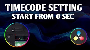 How to Change Timeline STARTING TIMECODE in Davinci Resolve 2024