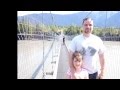 Suspension bridge in Gitwinksihlkw (Canyon City), BC. | Timelapse drive from the Nass to Terrace, BC