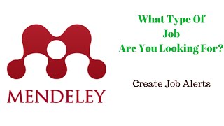 How To Set Job Alerts In Mendeley Careers Tool ? #QandAJunction #MendeleyCareersTool, #JobAlerts screenshot 4