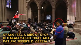 Biasa Liat Patung Di Gereja Sekalinya Masuk Masjid Orang Italia ini Langsung Bersyahadah